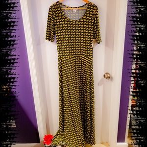 Lularoe Scottie Dogs Ana Dress - Unicorn